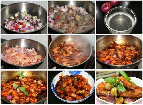 台湾三杯虾的做法