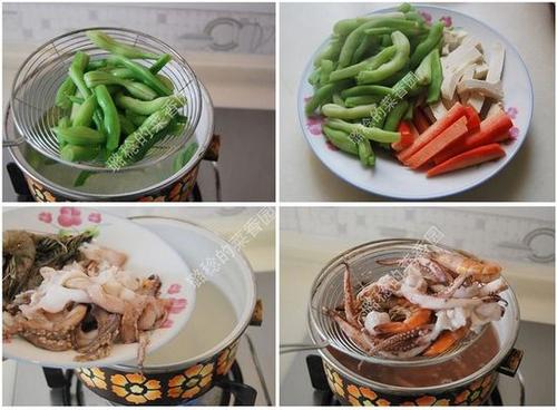 香辣鱿鱼虾的做法