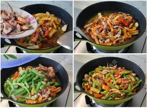 香辣鱿鱼虾的做法