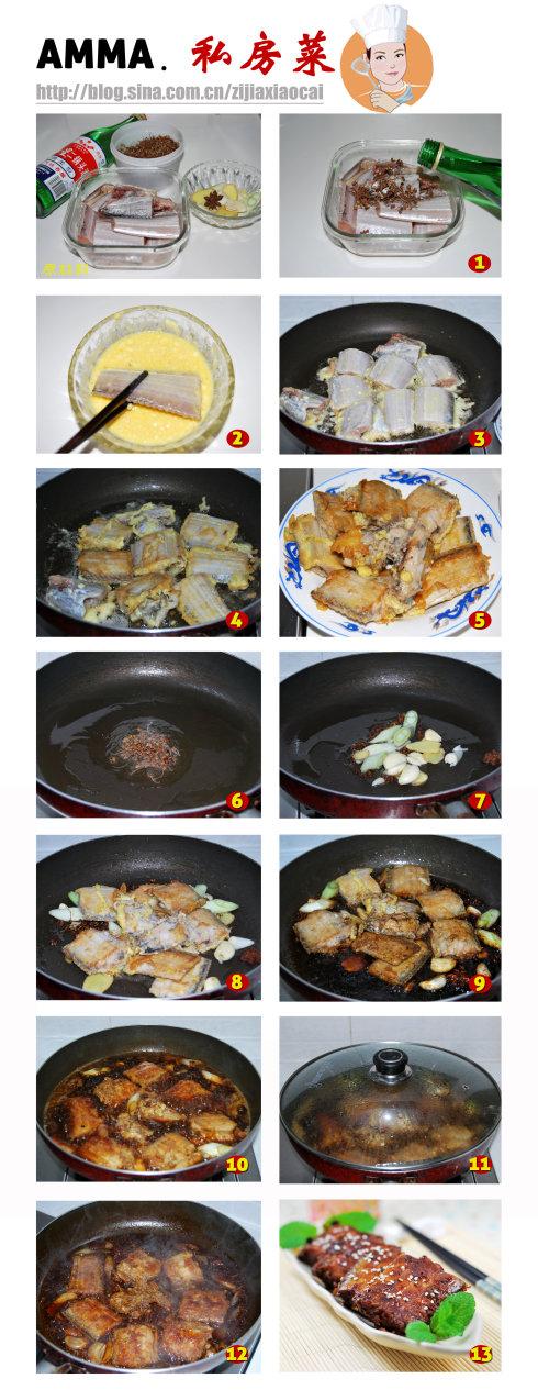 去腥增香型红烧带鱼的做法