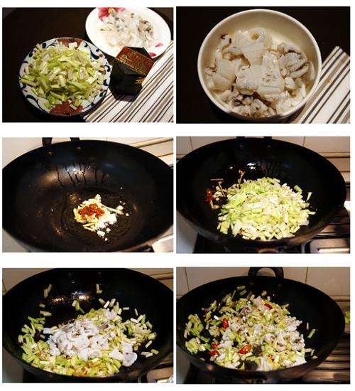 XO酱爆墨鱼仔的做法