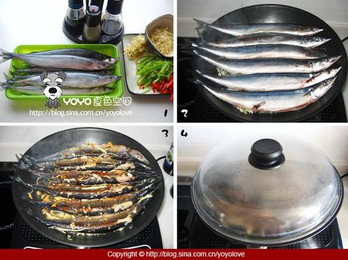 香煎秋刀鱼的做法