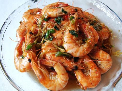 胡椒虾的做法