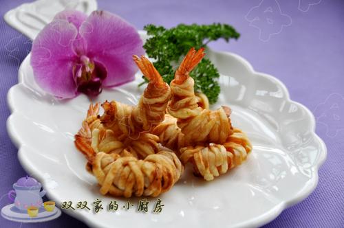 千丝万缕虾的做法