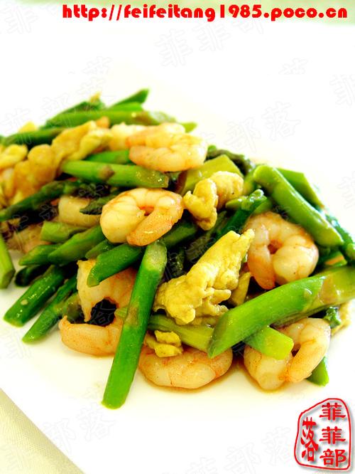 芦笋虾仁的做法