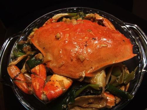 葱姜螃蟹的做法