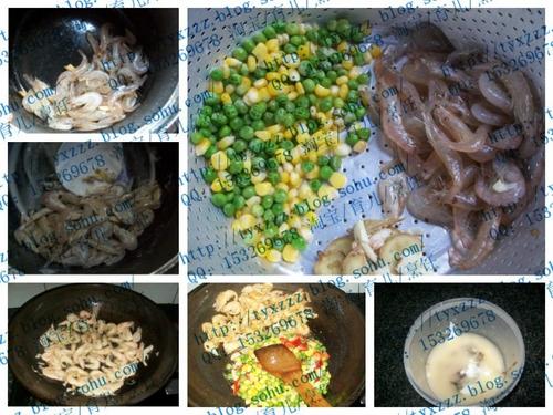 彩虹脆皮虾的做法