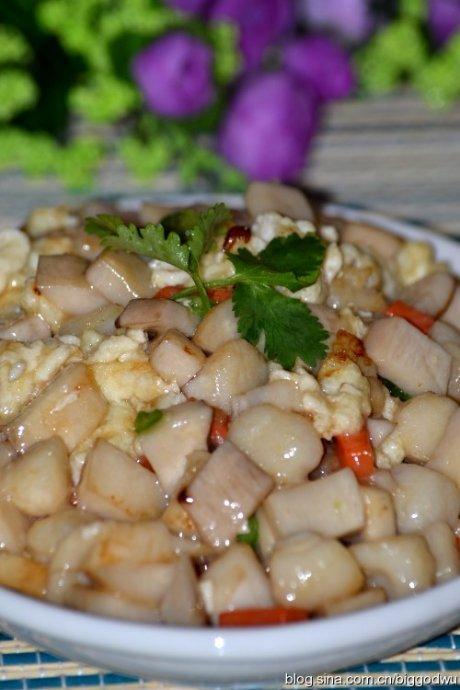 芙蓉干贝杏鲍菇的做法