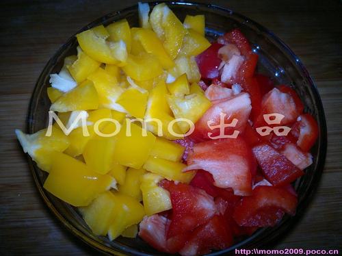 彩椒虾仁的做法