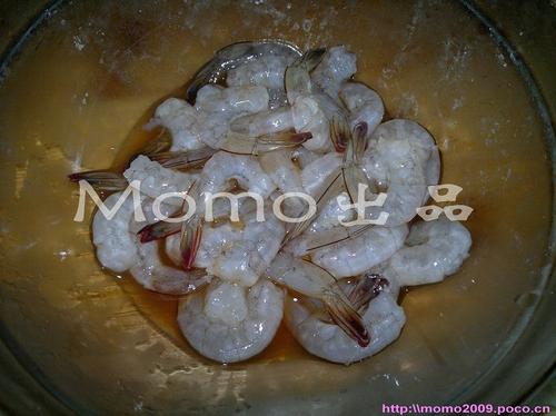 彩椒虾仁的做法