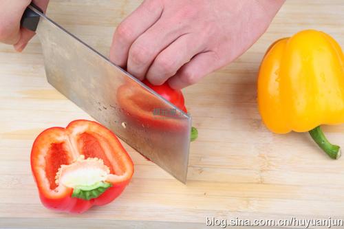 韭菜彩椒炒虾仁的做法