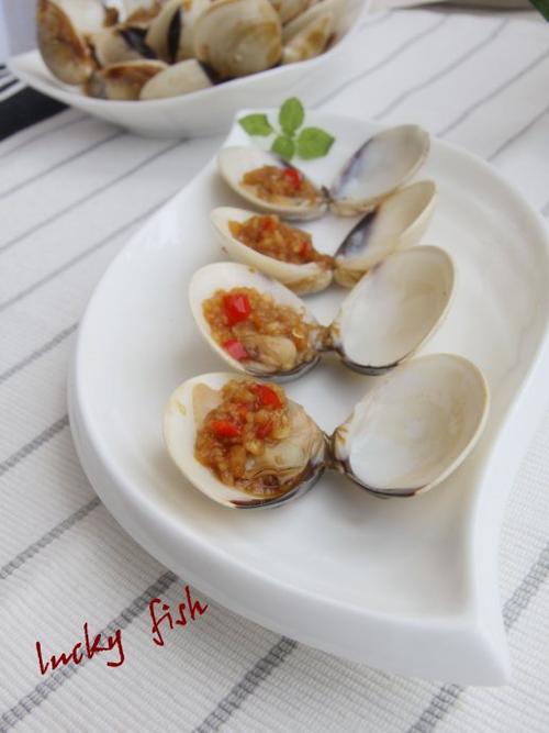 蒜酱腌白蛤的做法