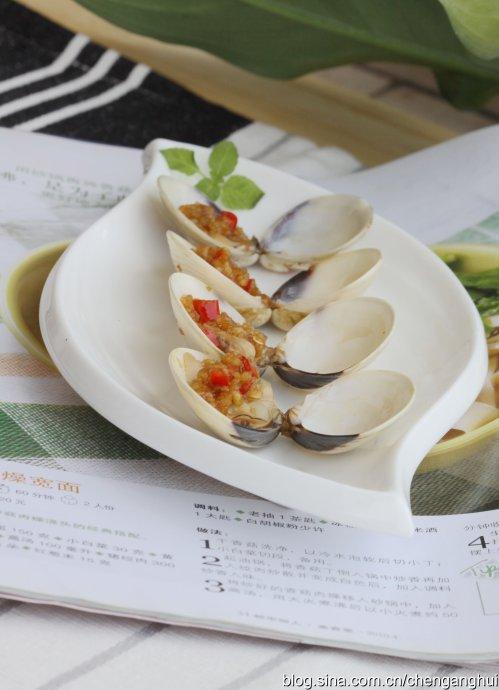 蒜酱腌白蛤的做法