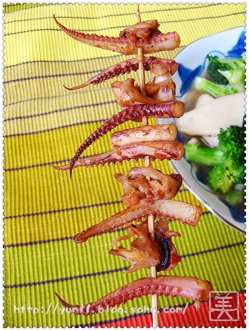 串烤麻辣八爪鱼的做法