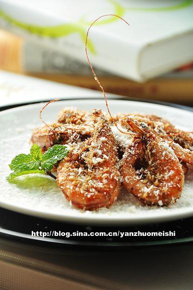 雪花红酒虾的做法