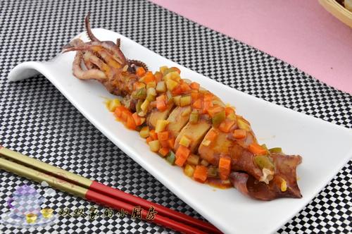 糯米鱿鱼的做法