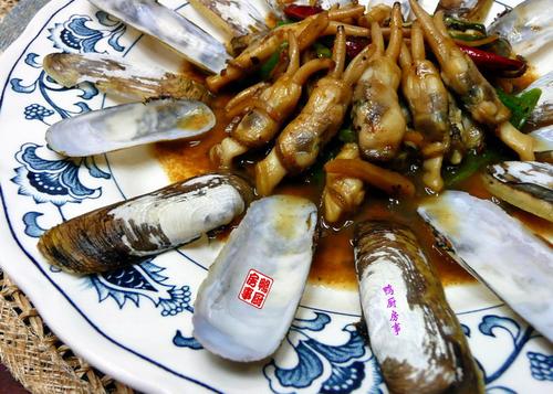 豉汁炒蛏子的做法
