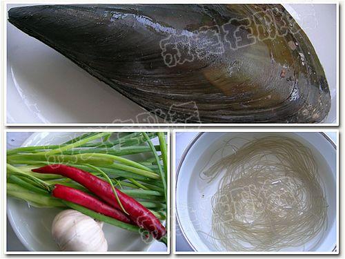 金银蒜粉丝蒸带子的做法