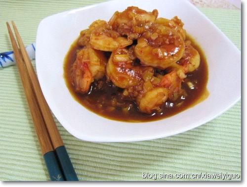 糖醋虾仁的做法