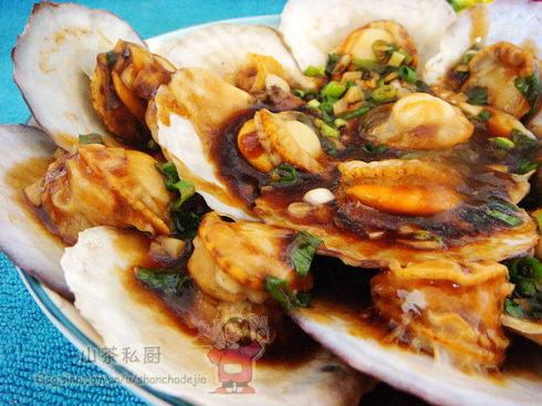 鱼香浇汁扇贝的做法