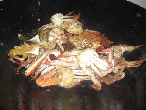 香辣花蟹的做法
