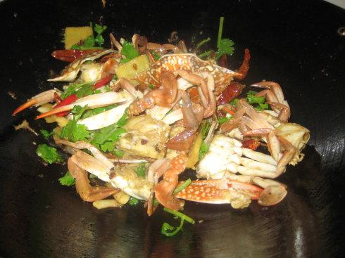 香辣花蟹的做法