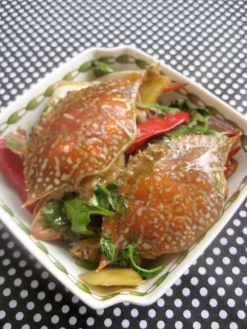 香辣花蟹的做法