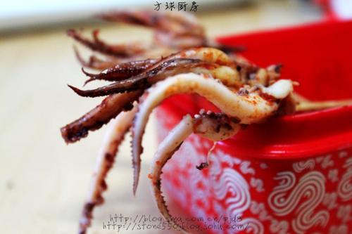 烤鱿鱼的做法