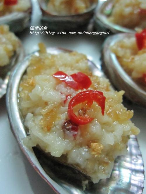 金银蒜辣蒸鲜鲍的做法