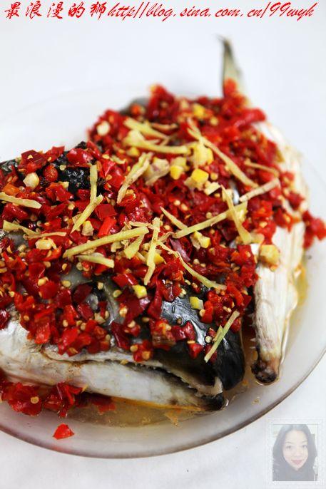 剁椒三文鱼头的做法