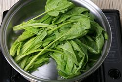 菠菜三文鱼墩的做法