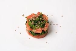 菠菜三文鱼墩的做法