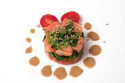 菠菜三文鱼墩的做法