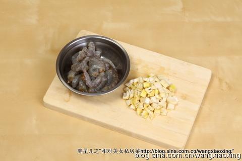 韩酱虾三丁的做法