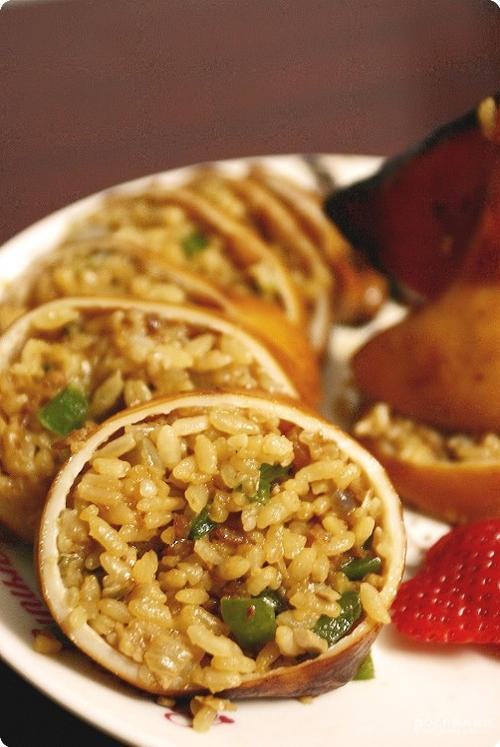 鱿鱼筒饭的做法