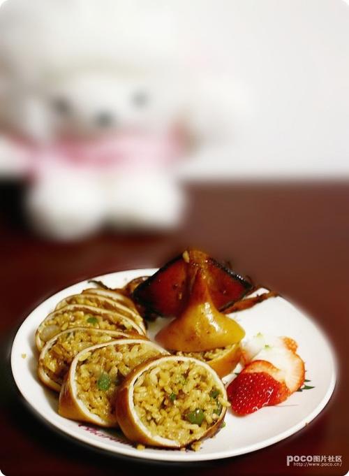 鱿鱼筒饭的做法