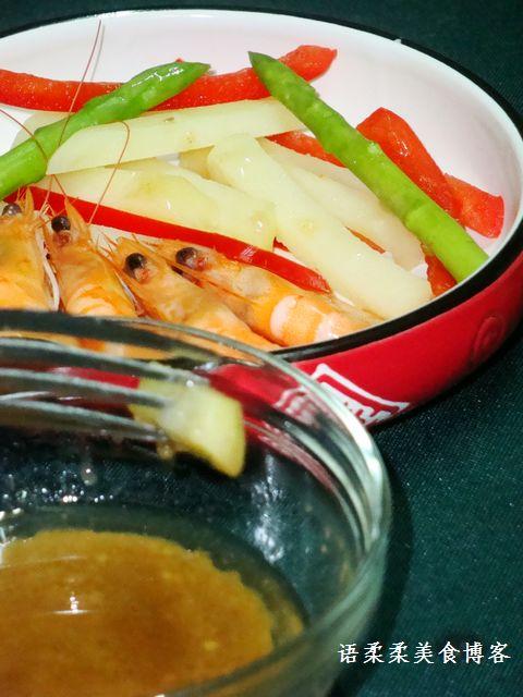 鲜虾蔬菜卷的做法