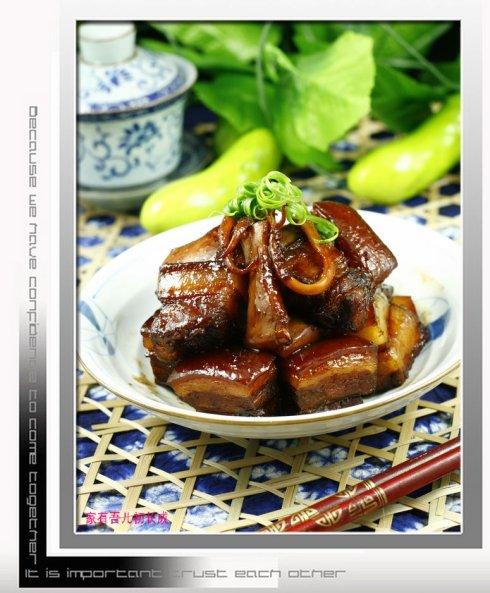 五花肉烧鱿鱼的做法