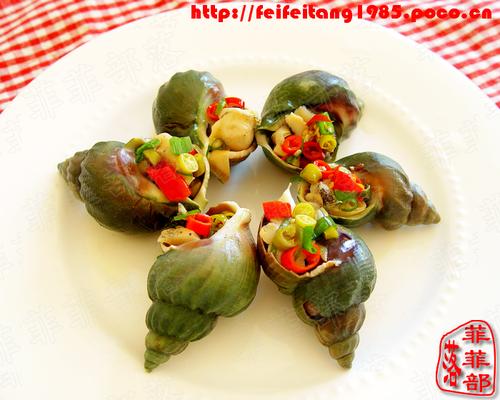 泡椒浸绿螺的做法