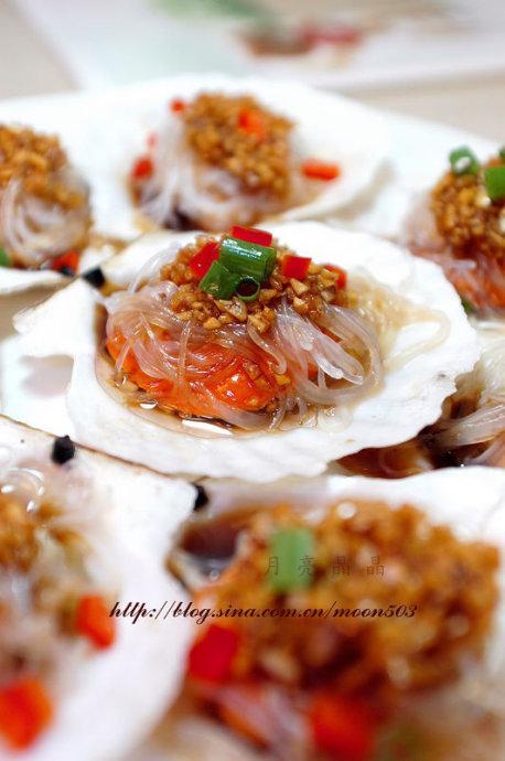 蒜茸粉丝蒸扇贝的做法