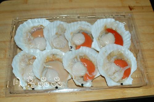 蒜茸粉丝蒸扇贝的做法