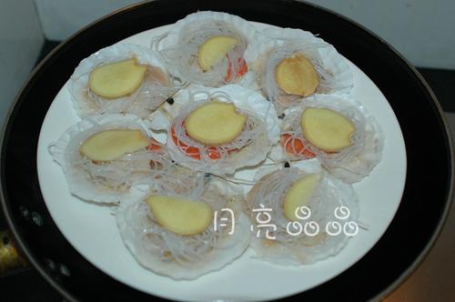 蒜茸粉丝蒸扇贝的做法