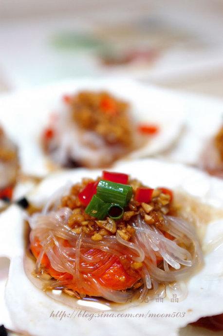 蒜茸粉丝蒸扇贝的做法