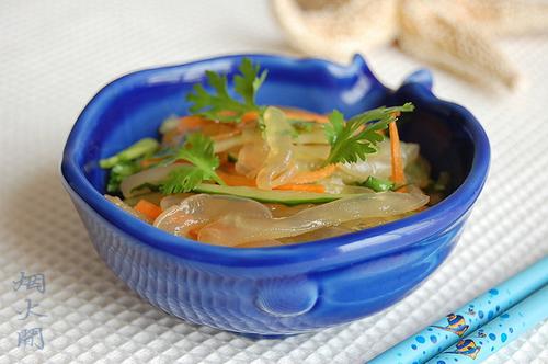 芥香海蜇丝的做法