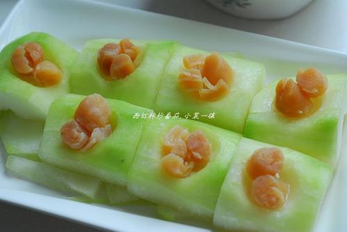 干贝蒸冬瓜的做法