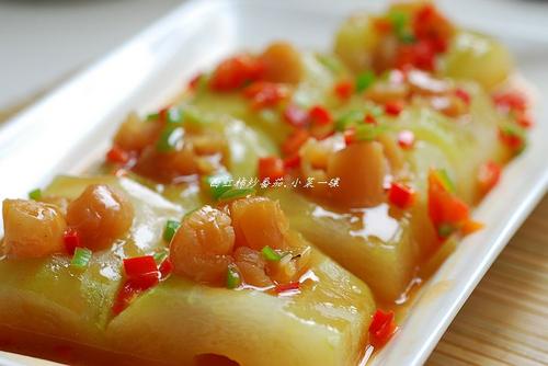 干贝蒸冬瓜的做法