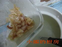 干贝三文鱼粥的做法