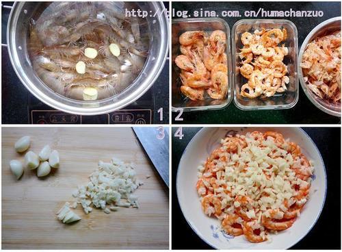 蒜味大虾的做法