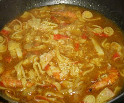 海鲜咖喱饭的做法