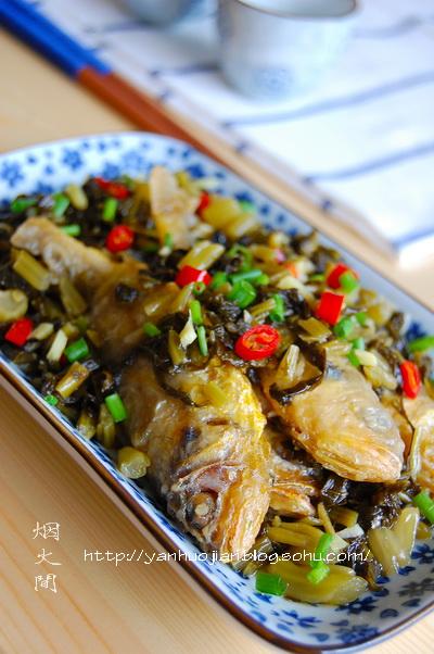雪菜小黄鱼的做法